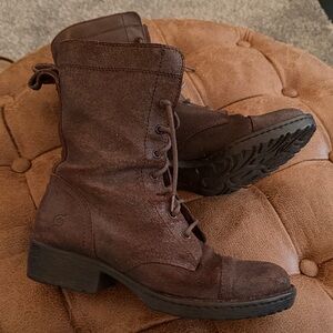 Born Brown Suede Boots sz6.5/7